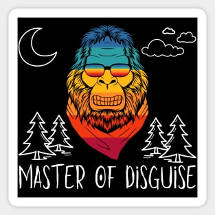 Master of Disguise (Bigfoot) Sticker